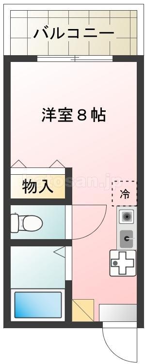 ハウズ吉祥寺(ワンルーム/2階)の間取り写真