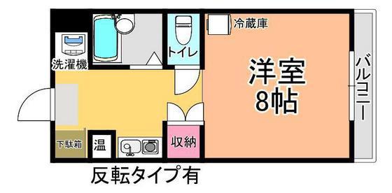 サンライト津島I号館(1K/3階)の間取り写真
