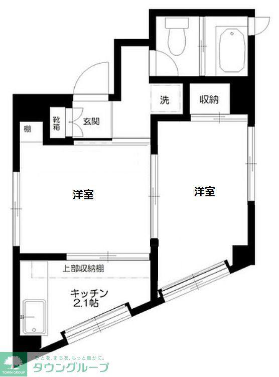 パール吉祥寺 (2K/3階)の間取り写真