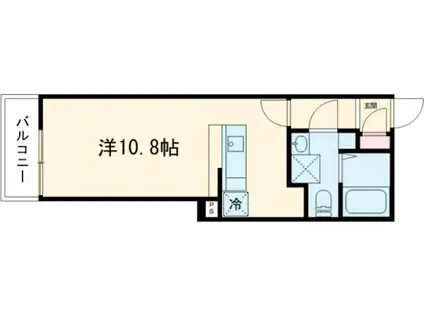 GLANZ 東瑞江(ワンルーム/2階)の間取り写真