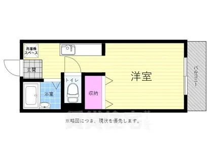 メゾン和田(ワンルーム/3階)の間取り写真