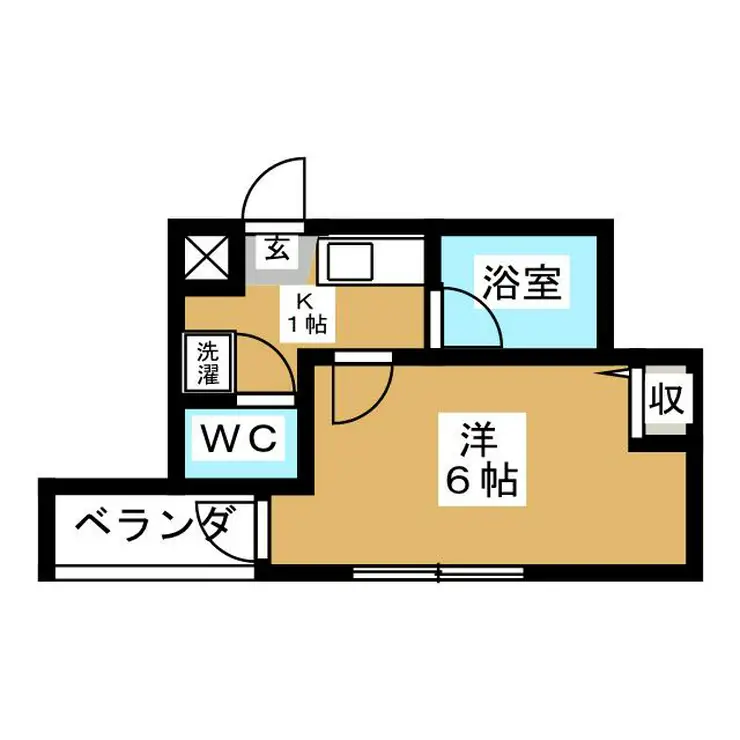 プレイン松原 4階階 間取り