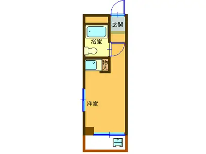 TOP池袋(ワンルーム/7階)の間取り写真