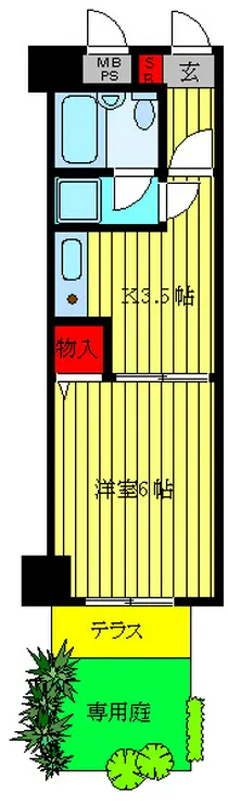 ライオンズマンション川口第11 1階階 間取り