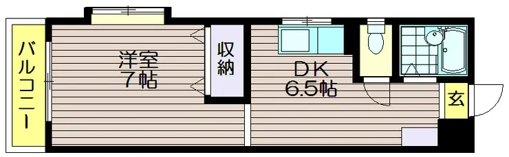 ラフォーレ白山 2階階 間取り