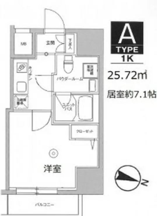 スカイコート板橋本町II 8階階 間取り