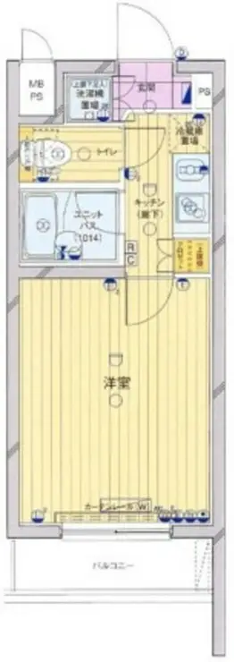 ルーブル神楽坂参番館 3階階 間取り