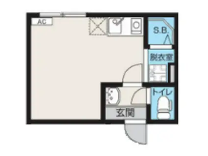 COX NISHIKAWAGUCHI(ワンルーム/3階)の間取り写真