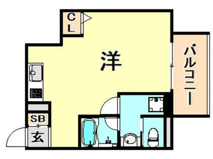 ワコーレヴィータ下沢通(ワンルーム/7階)の間取り写真