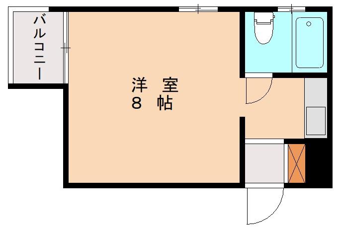 エスポワール香椎(ワンルーム/3階)の間取り写真