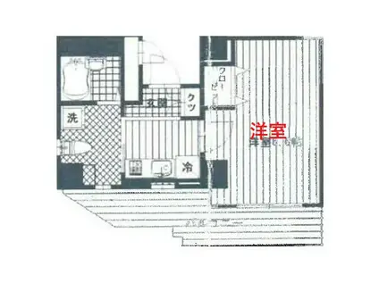 ピソ・エスペランサ(1K/2階)の間取り写真