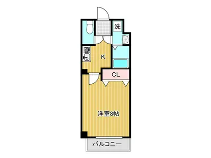 ララプレイス ザ・京橋ステラ(1K/5階)の間取り写真