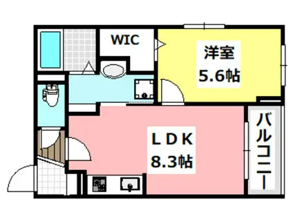 VARIE AKIBA DUE(1LDK/4階)の間取り写真