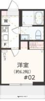 アザーレ・クオン本厚木(1K/1階)の間取り写真