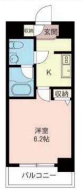 LASANTE品川シーサイドI(1K/2階)の間取り写真