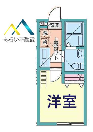 プラナス日吉 III(1K/1階)の間取り写真