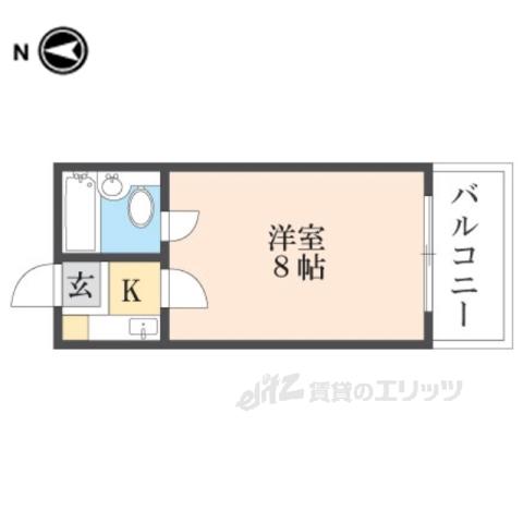 コーポ諏訪柳町(1K/3階)の間取り写真