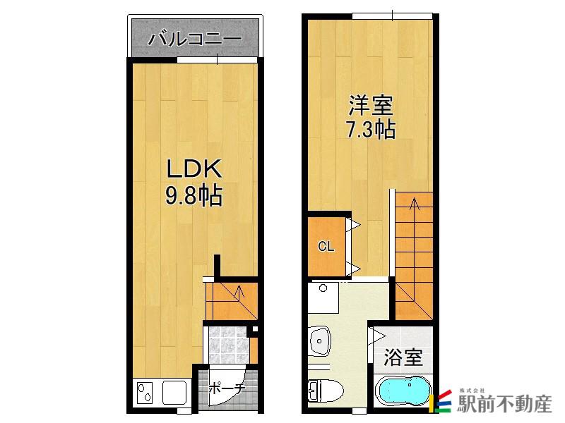 R-BOX兵庫(1LDK/1階)の間取り写真
