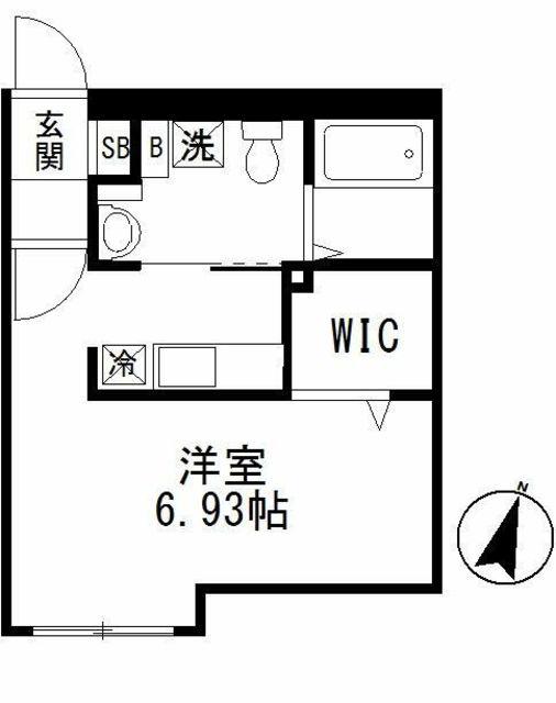 LA STAGE イースト NAKANO(ワンルーム/4階)の間取り写真
