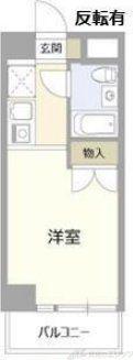 STRUSTA上新庄(ワンルーム/8階)の間取り写真