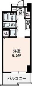 エトワール北梅田(1K/6階)の間取り写真