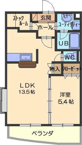 名鉄犬山線 西春駅 徒歩10分 3階建 築20年(1SLDK/1階)の間取り写真