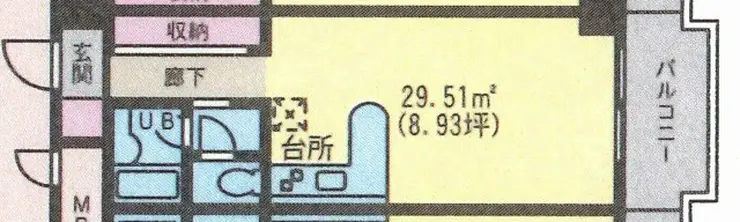 第2カブラキビル 4階階 間取り