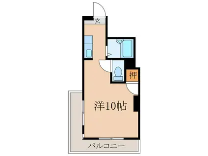 ABITARE TANIYAMA(ワンルーム/5階)の間取り写真