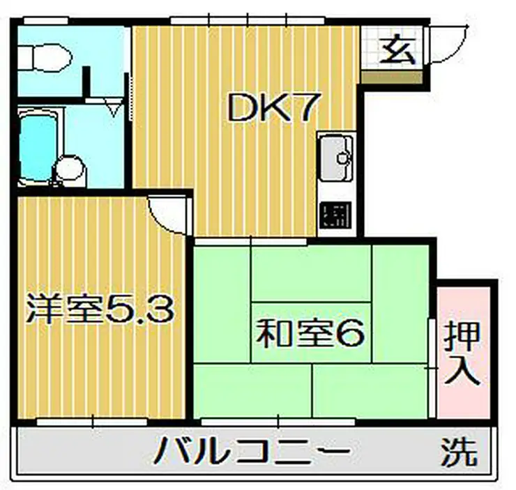 グレース平塚 3階階 間取り