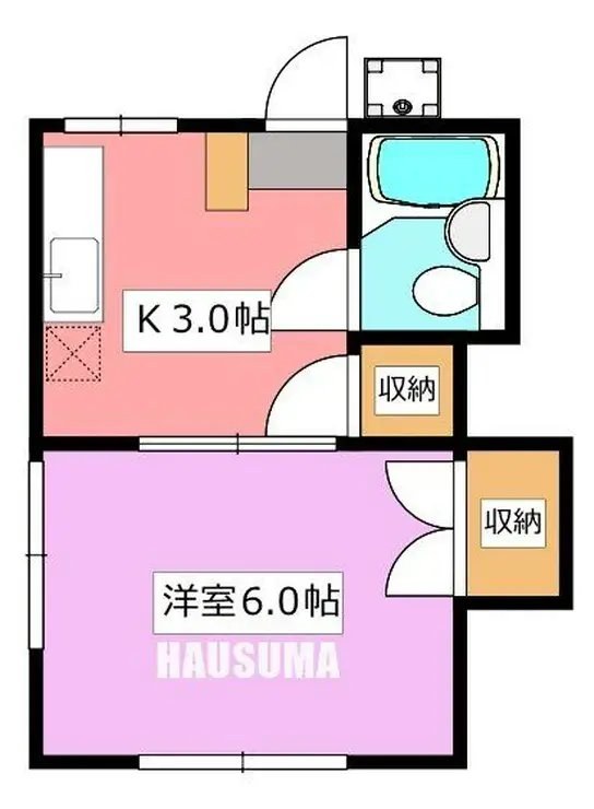 メゾンフルール 1階階 間取り