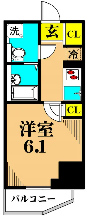 ダイヤモンドタワー西小山 7階階 間取り