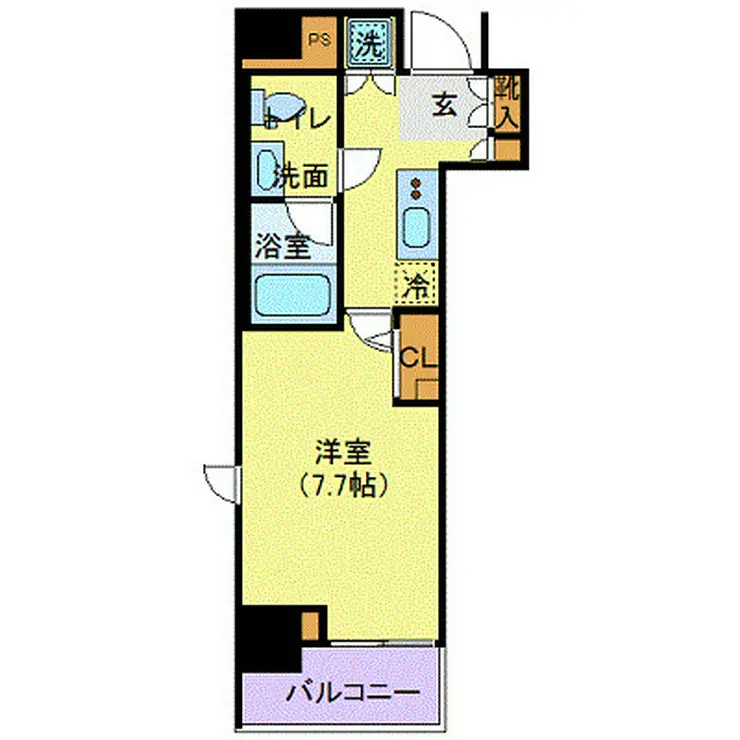 LEXE赤羽 4階階 間取り