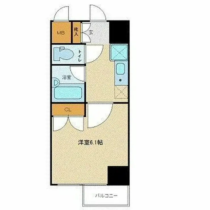 ヴェルトウォーターフロント 2階階 間取り