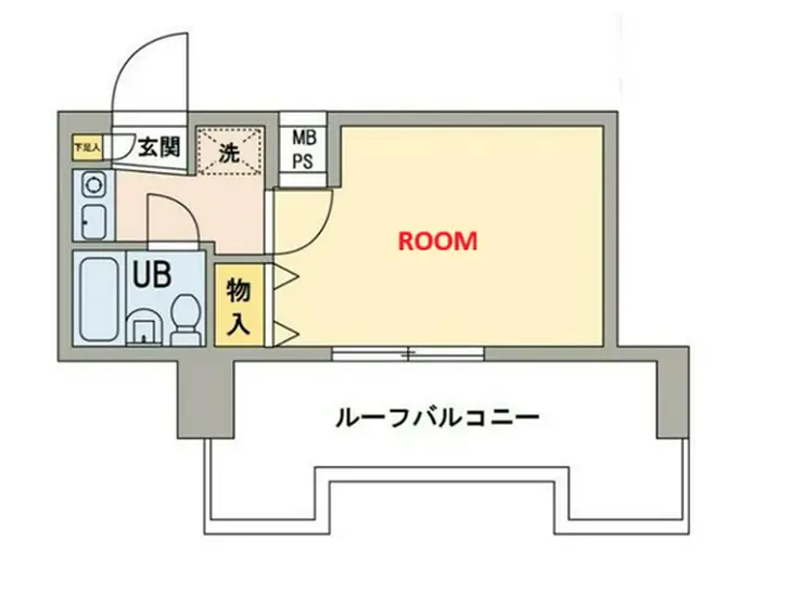 クリオ大口壱番館 6階階 間取り