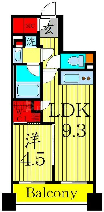 パークアクシス大塚 6階階 間取り