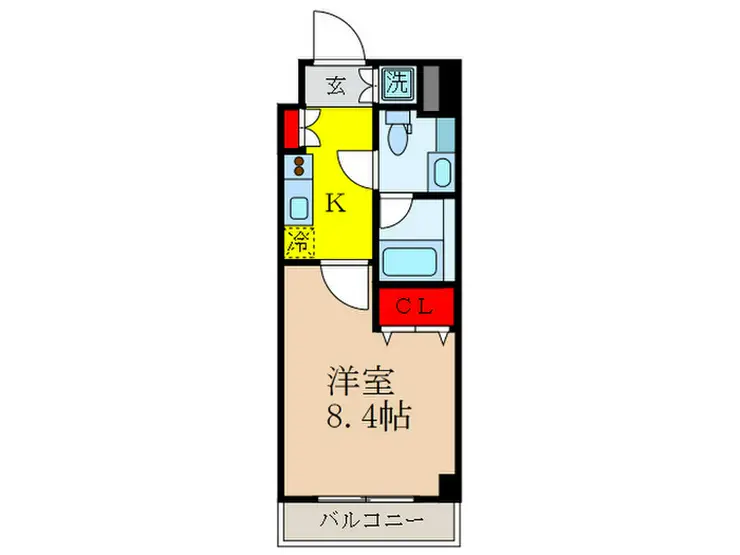 グランハイツ東中野 1階階 間取り