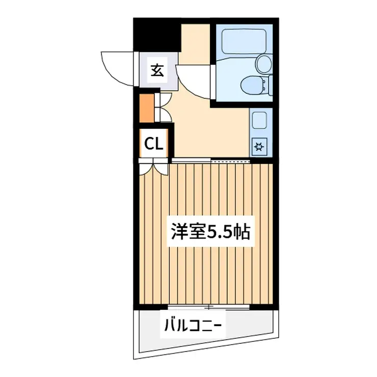 クリオ妙蓮寺弐番館 3階階 間取り
