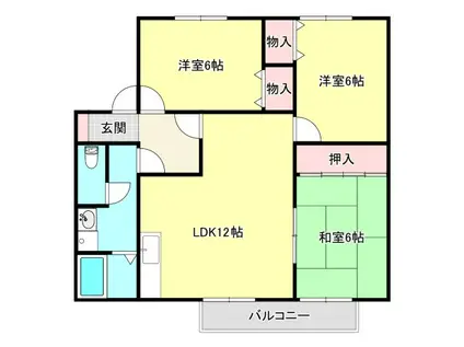 APTフレマリール(3LDK/2階)の間取り写真