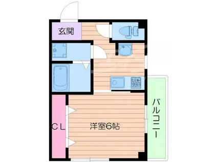 コンフォール千林(1K/5階)の間取り写真