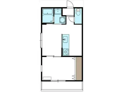 VILLETTAYAKO(1LDK/1階)の間取り写真