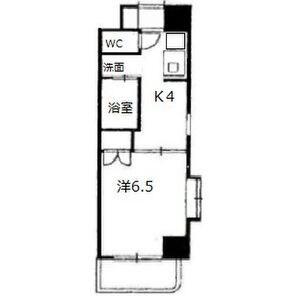 セントラル瑞穂(1DK/7階)の間取り写真