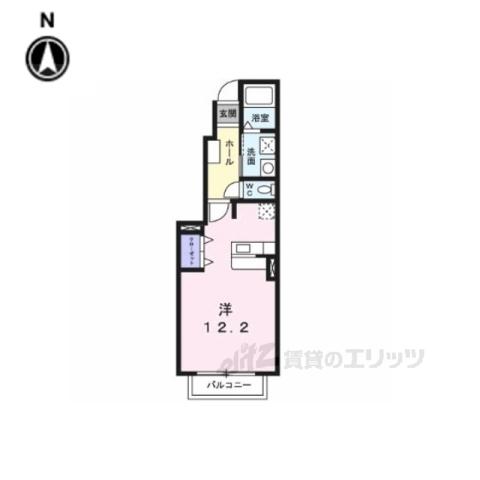 ラフレシール(1LDK/2階)の間取り写真