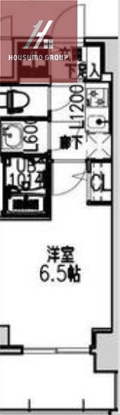 S-RESIDENCE布施AVENTRA(1K/13階)の間取り写真