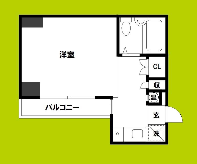 クイーンズマンション元町(ワンルーム/6階)の間取り写真