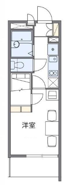 レオパレスイエルバ(1K/2階)の間取り写真