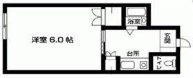 クロノス南矢名2番館(1K/2階)の間取り写真