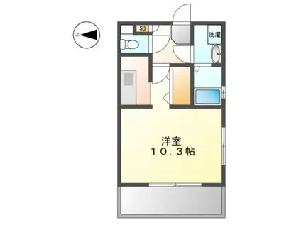 グラン・アベニュー西大須(1K/10階)の間取り写真