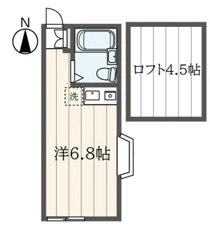 ユナイトステージ和田町壱番館 2階階 間取り