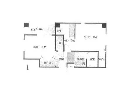 MA CHERIE(1LDK/7階)の間取り写真