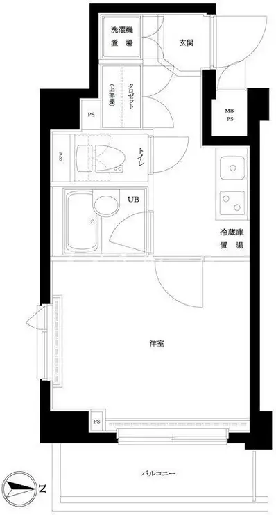 ルーブル南品川 6階階 間取り